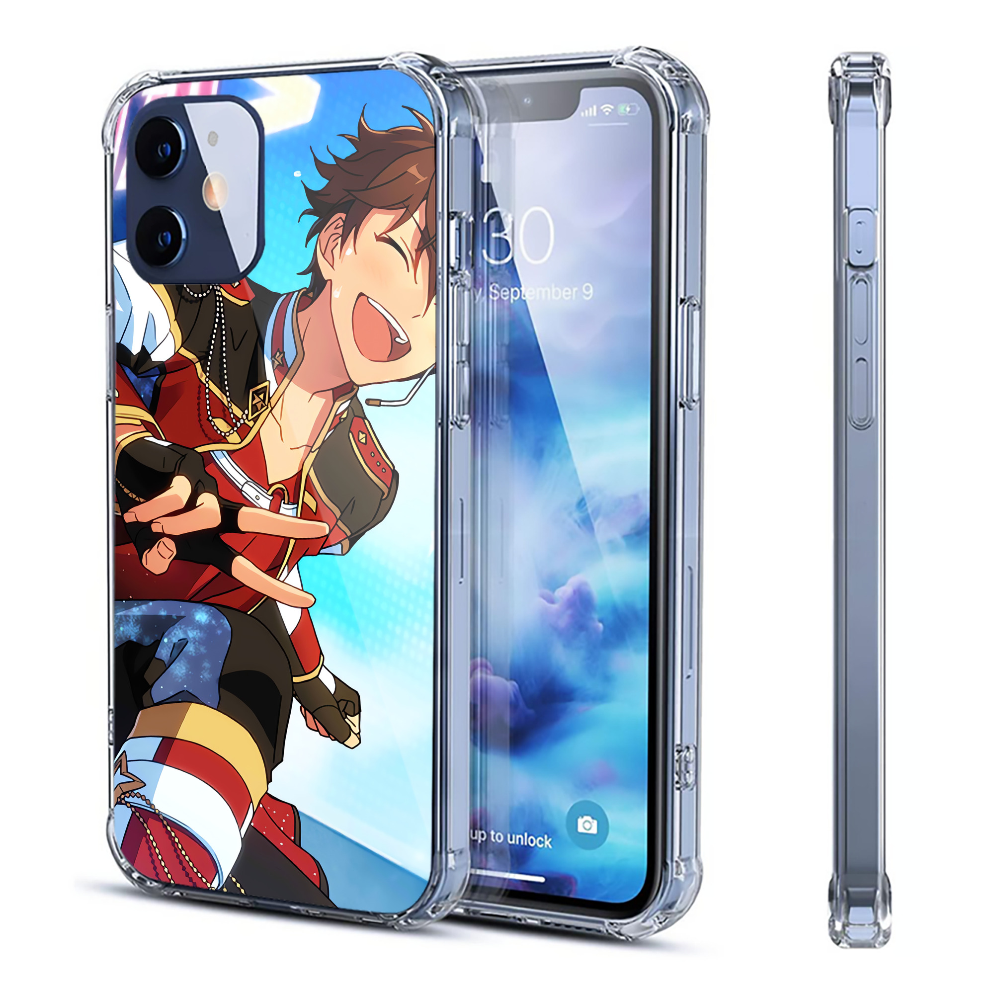 （画像用） あんさんぶるスターズ! Ensemble Stars 【iPhone 12シリーズ対応】透明スマホケース（クリアソフトケース）